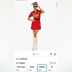 Lightning McQueen women’s Halloween costume